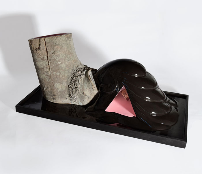 Sculpture entitled 'Useless Logic' From Front by Bourdon Brindille